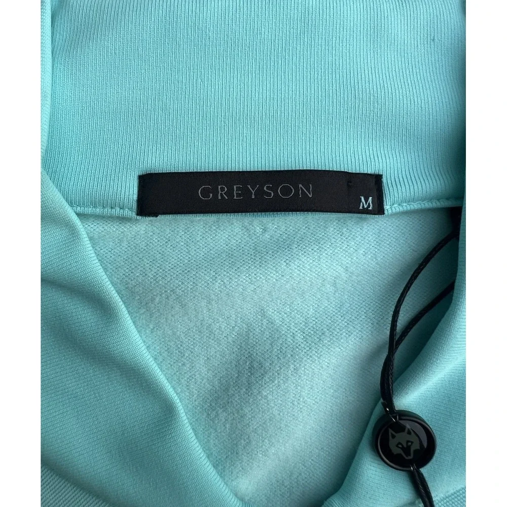 Greyson Siasconset Men's Full Zip Jacket Skystone Blue Size Medium